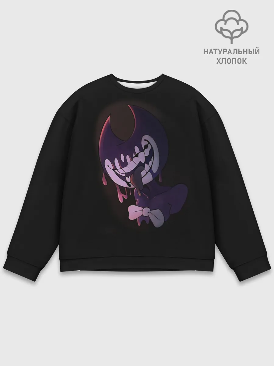 Мужской свитшот базовый / Bendy And The Ink Machine