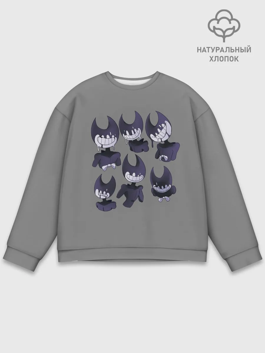 Мужской свитшот базовый / Bendy And The Ink Machine