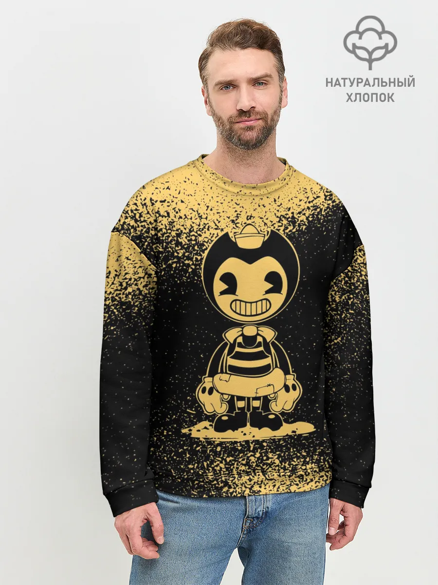 Мужской свитшот базовый / Bendy And The Ink Machine