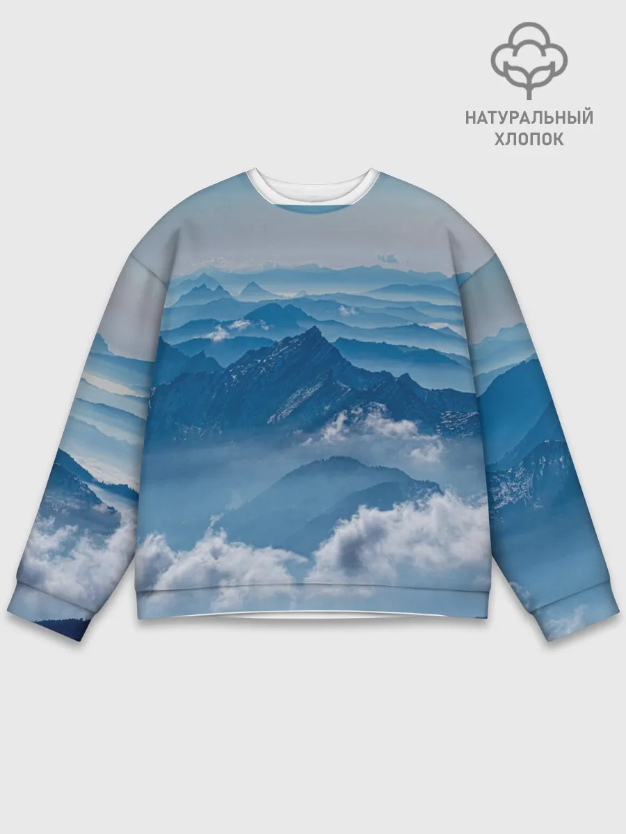Мужской свитшот базовый / Горы