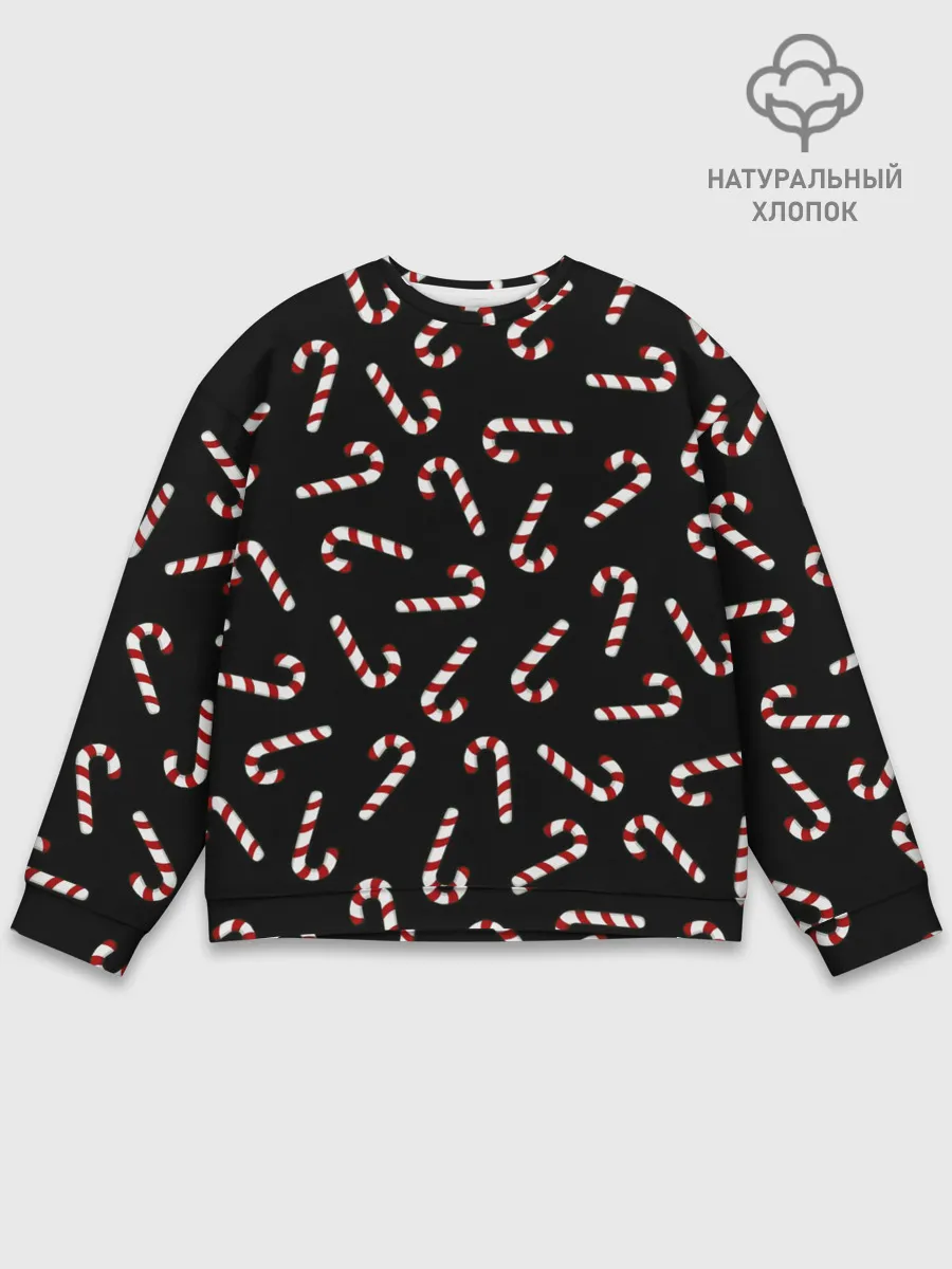 Мужской свитшот базовый / Christmas Candy