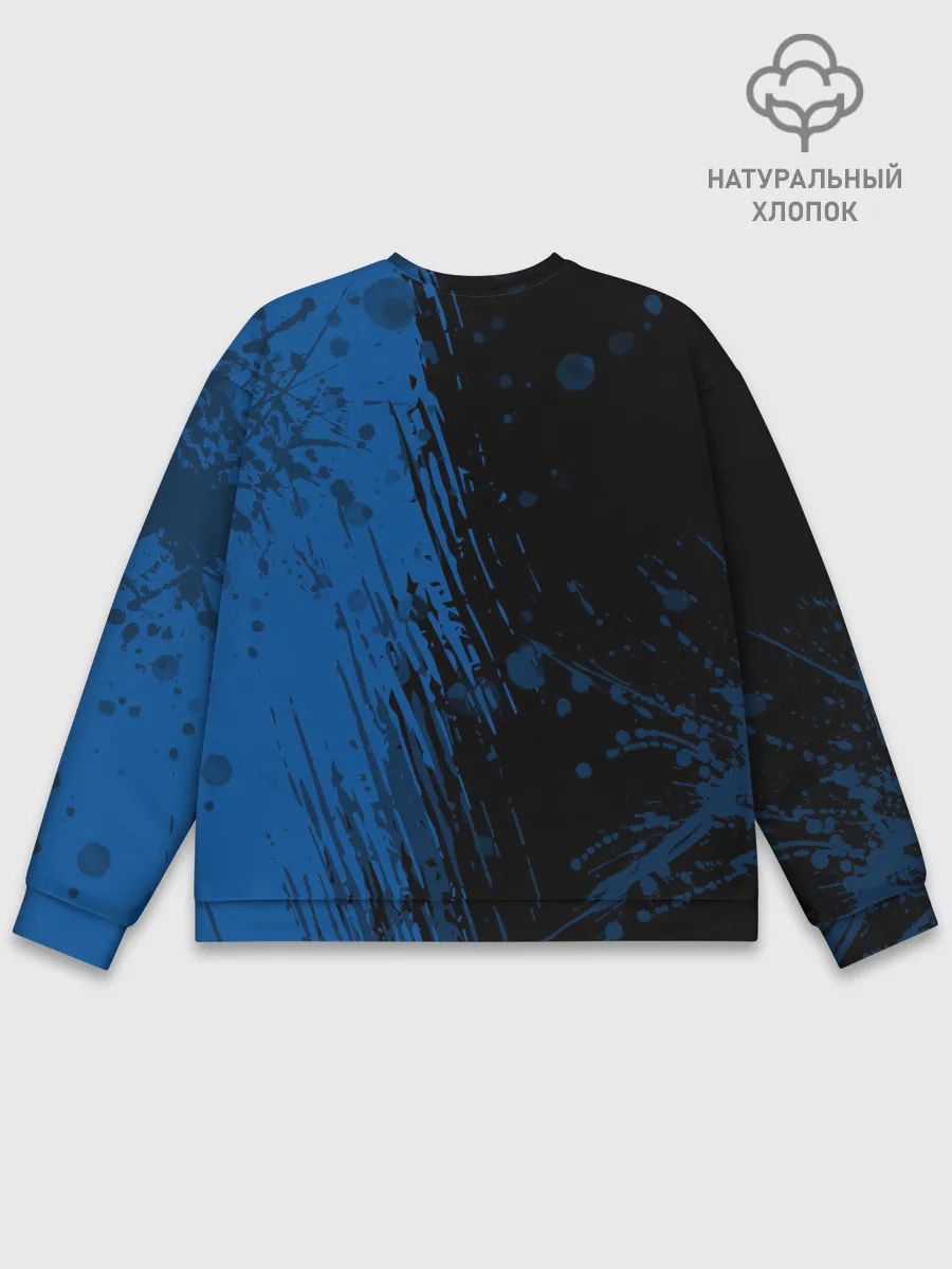 Мужской свитшот базовый / FC Barcelona / ФК Барселона.