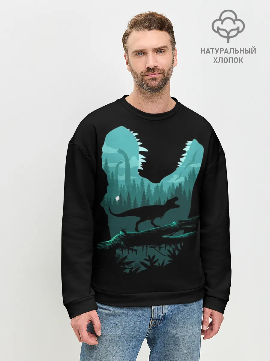 Мужской свитшот базовый / T-Rex