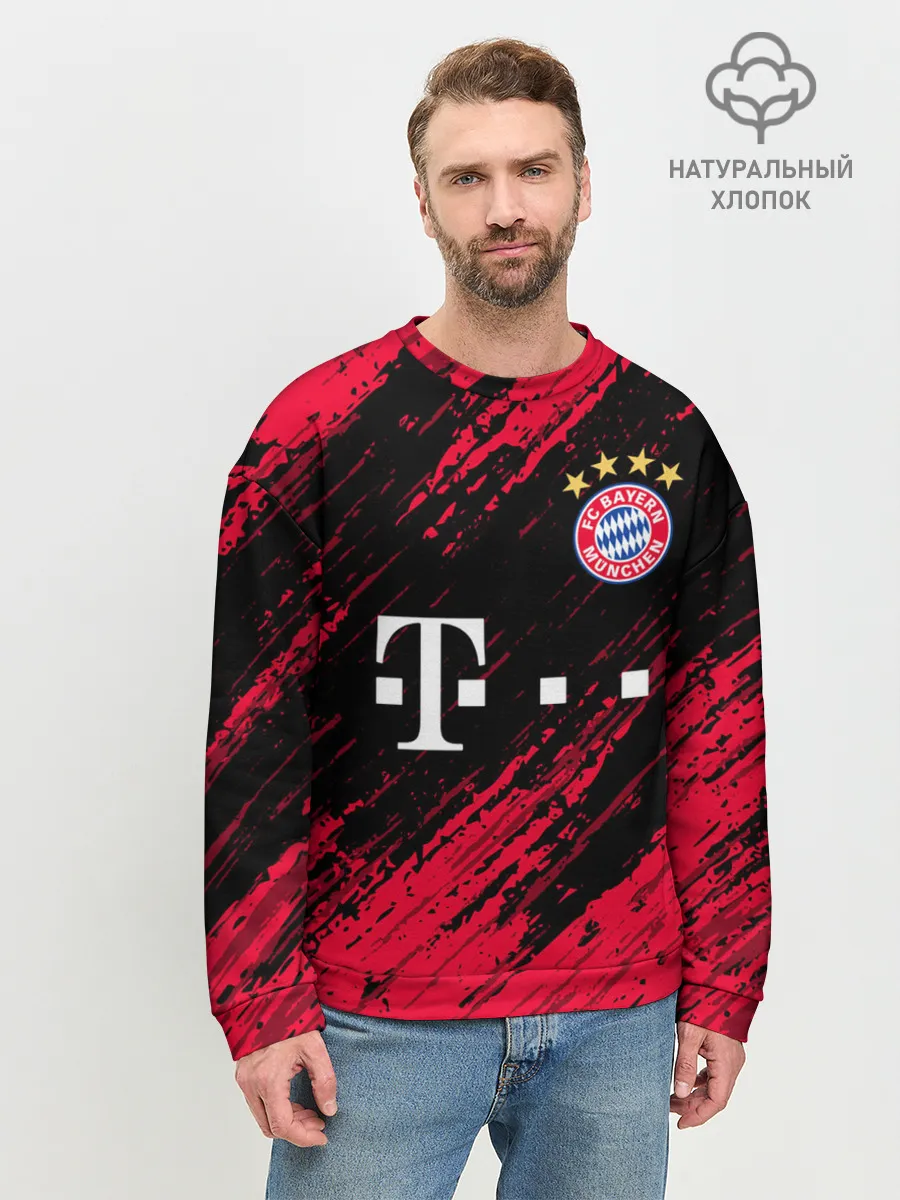 Мужской свитшот базовый / BAYERN MUNCHEN / БАВАРИЯ.