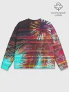 Мужской свитшот базовый / Palm glitch art