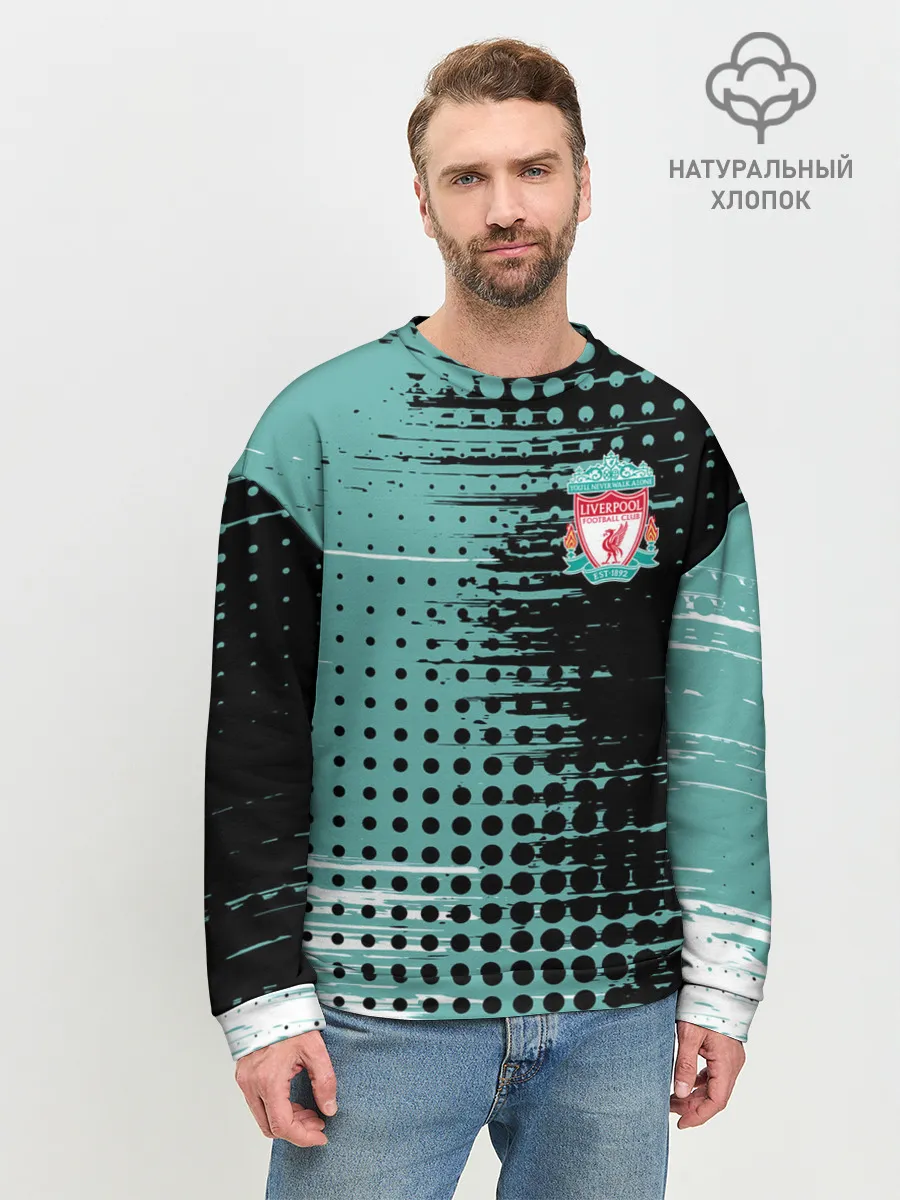 Мужской свитшот базовый / Liverpool / Ливерпуль.