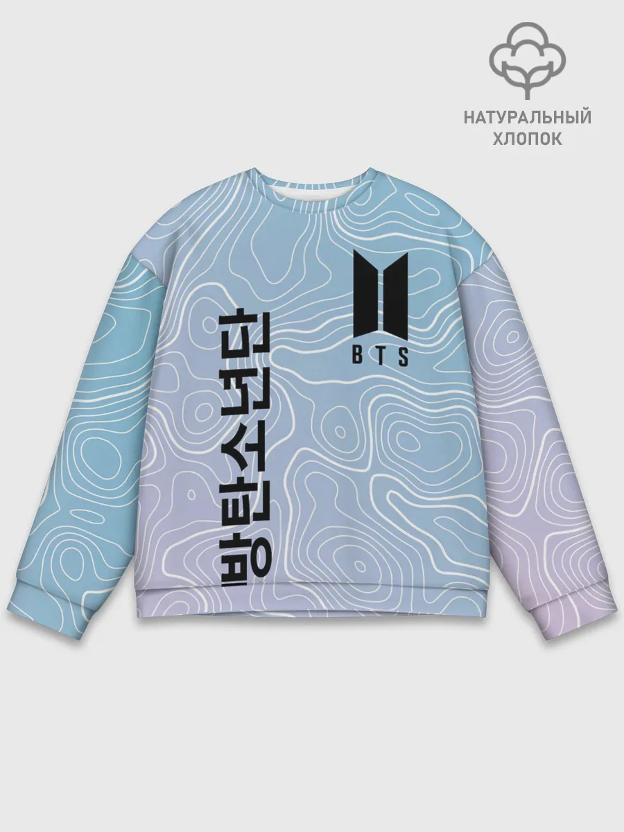 Мужской свитшот базовый / BTS / БТС.