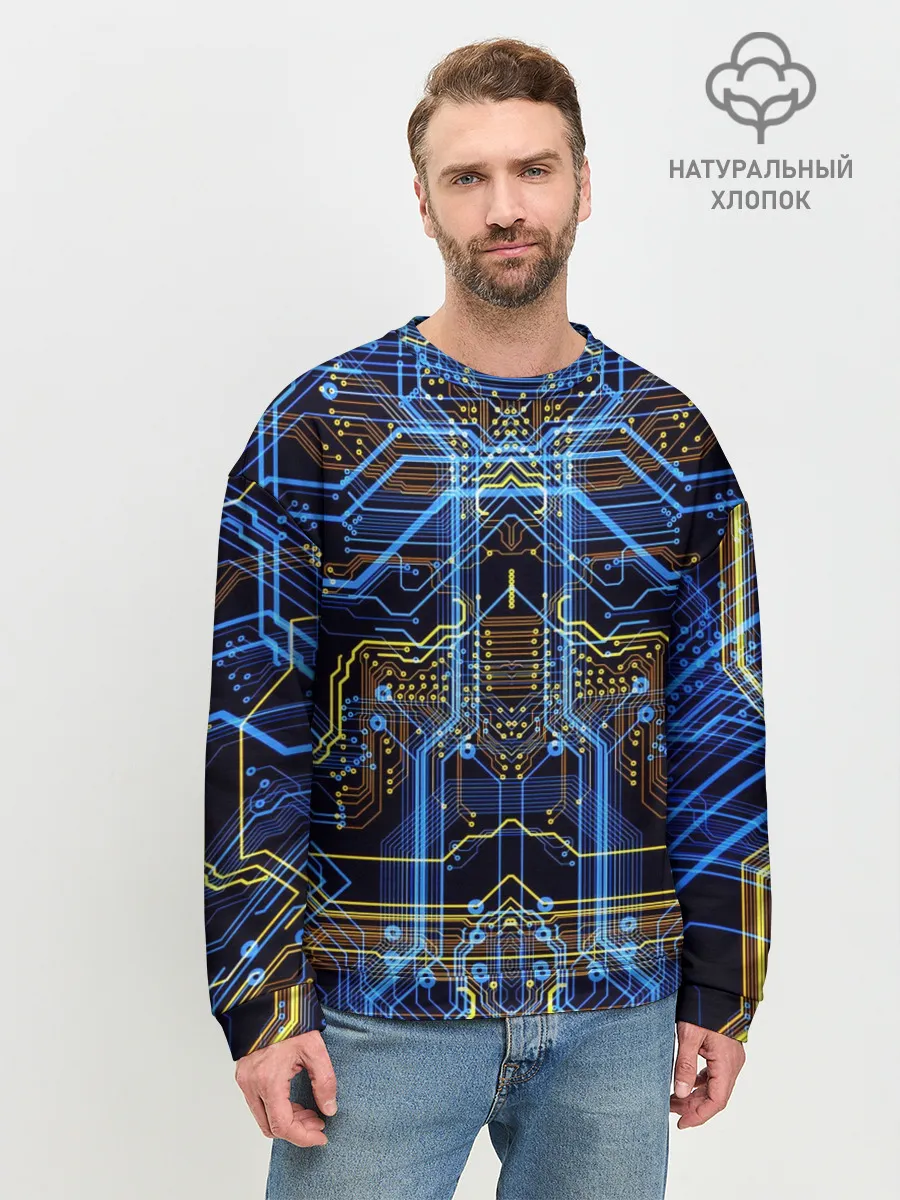 Мужской свитшот базовый / Сircuit-$$$