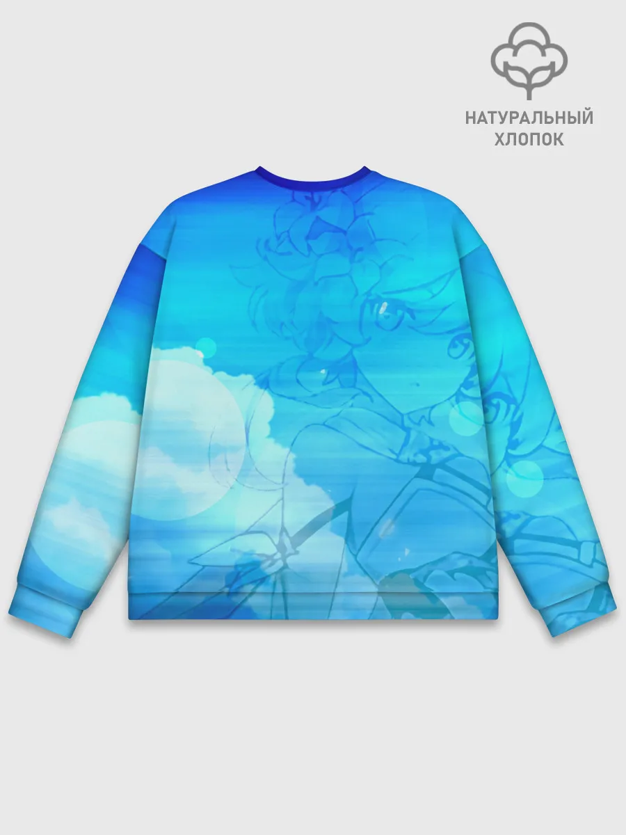 Мужской свитшот базовый / Genshin Impact - Lumine