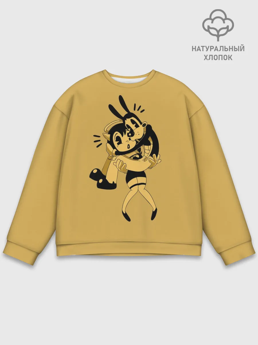 Мужской свитшот базовый / Bendy And The Ink Machine