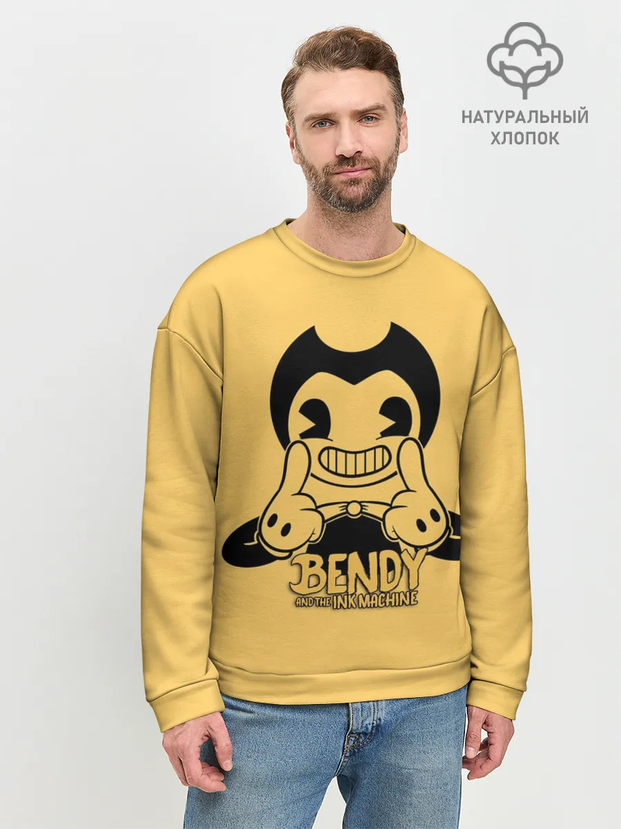 Мужской свитшот базовый / Bendy And The Ink Machine