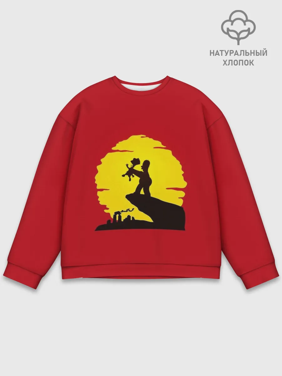 Мужской свитшот базовый / КОРОЛЬ БАРТ