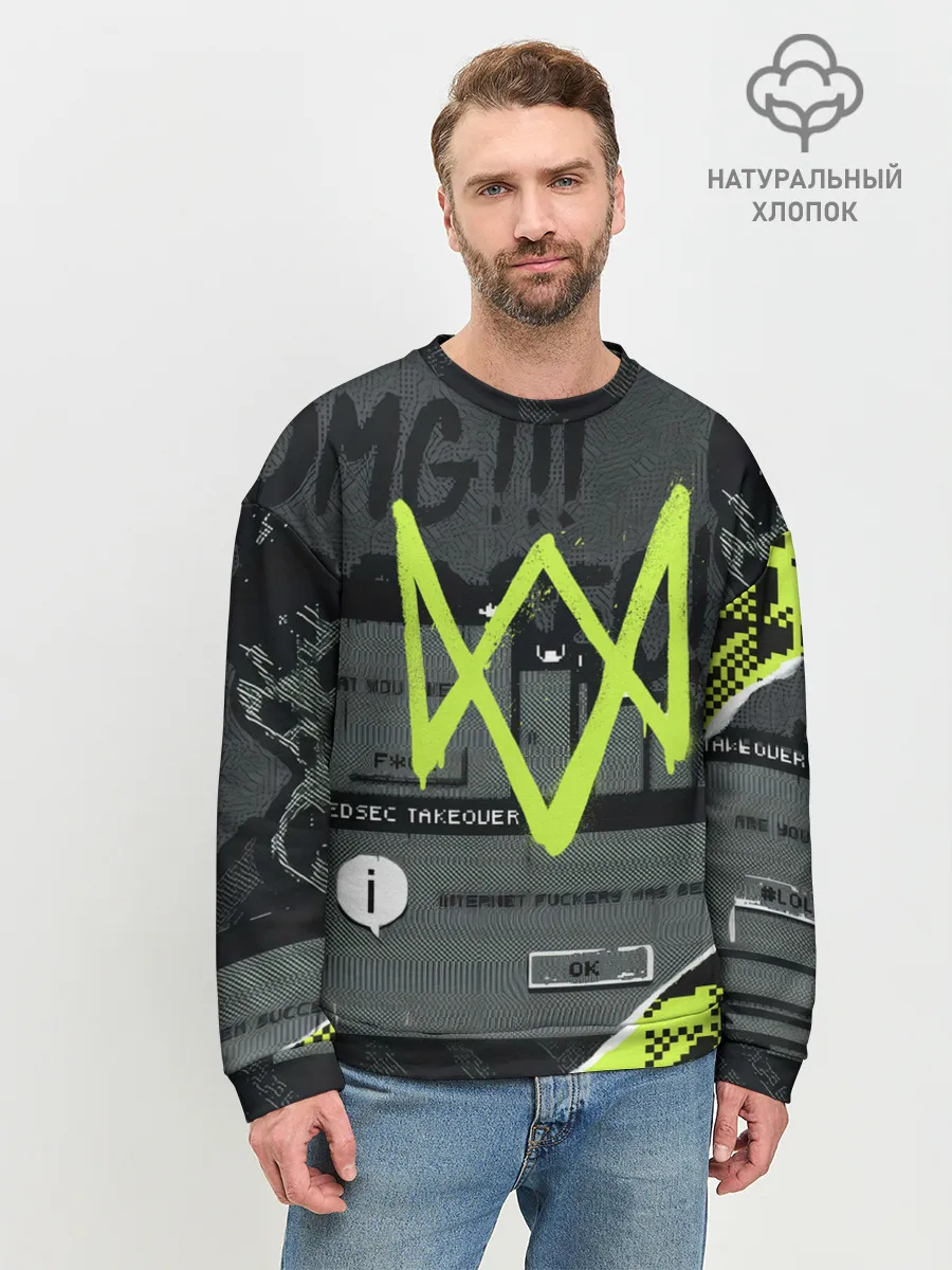 Мужской свитшот базовый / WATCH DOGS: LEGION.