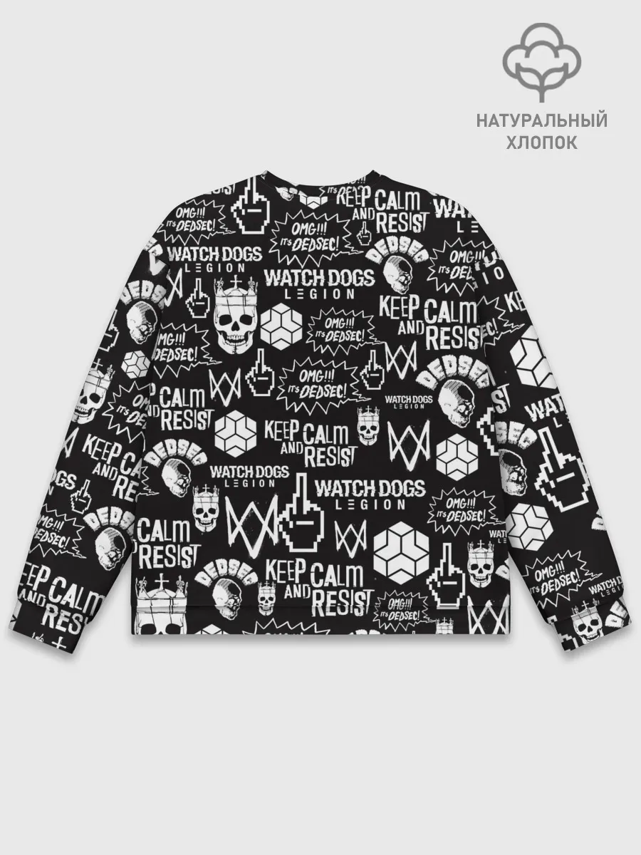 Мужской свитшот базовый / WATCH DOGS LEGION