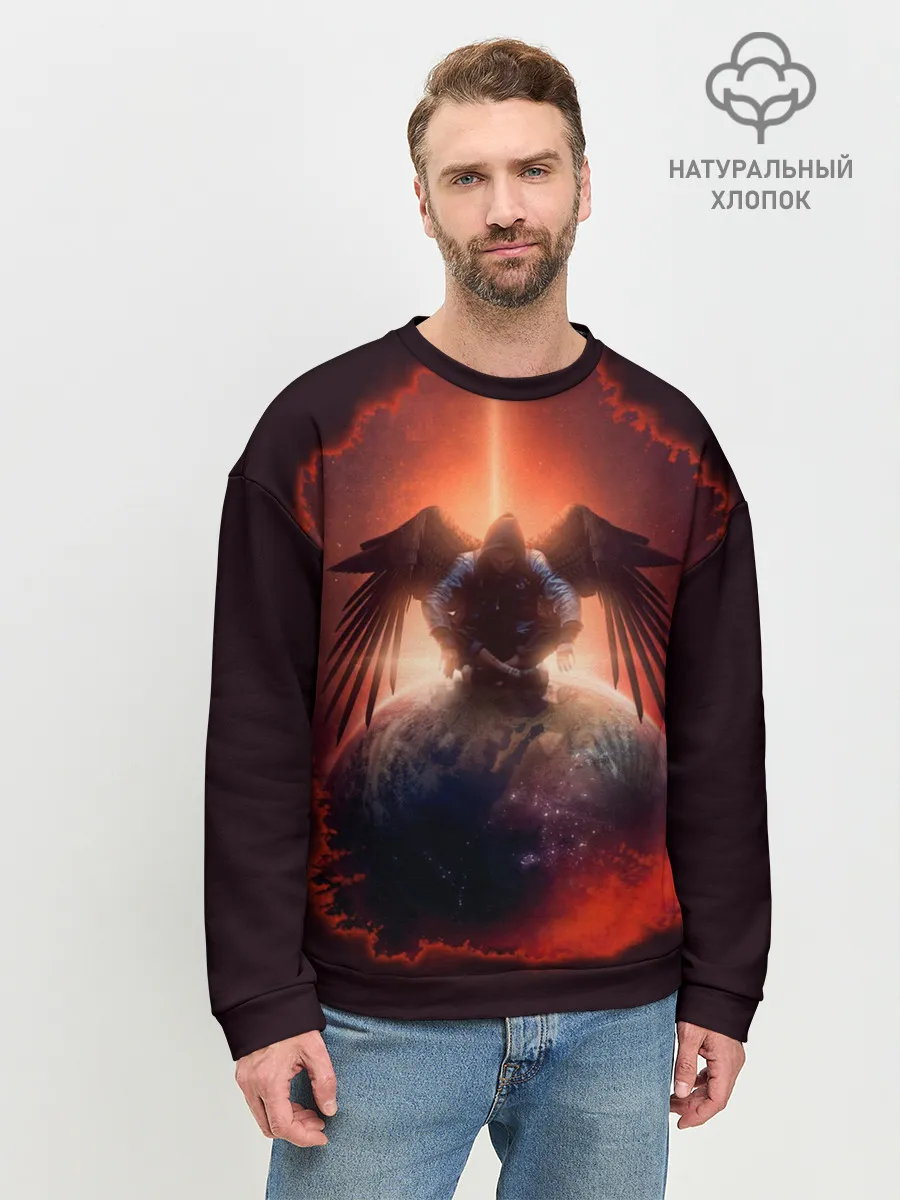 Мужской свитшот базовый / АНГЕЛ