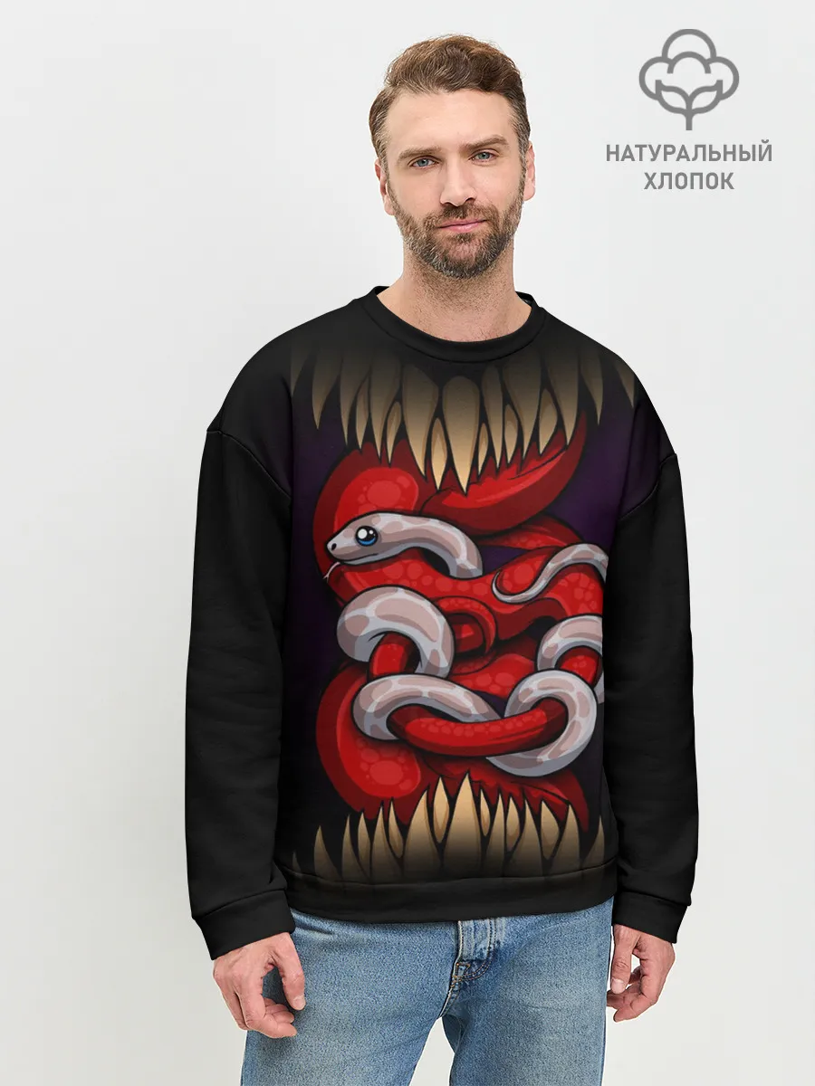 Мужской свитшот базовый / monster and snake