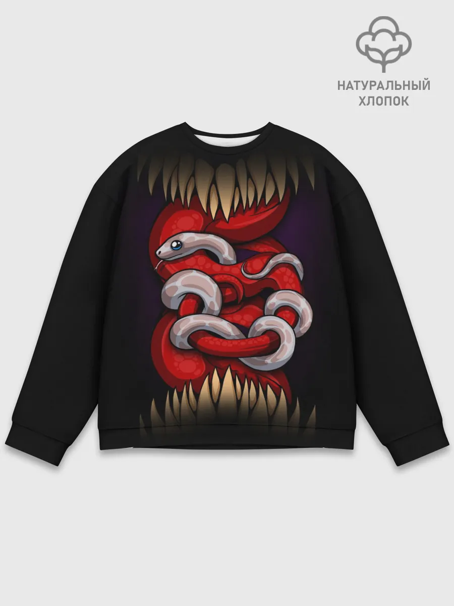 Мужской свитшот базовый / monster and snake