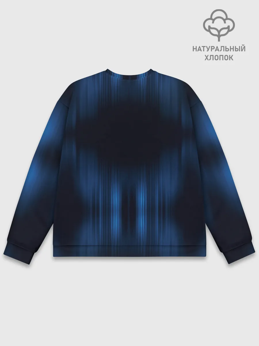 Мужской свитшот базовый / НЕОНОВЫЙ ДОЖДЬ