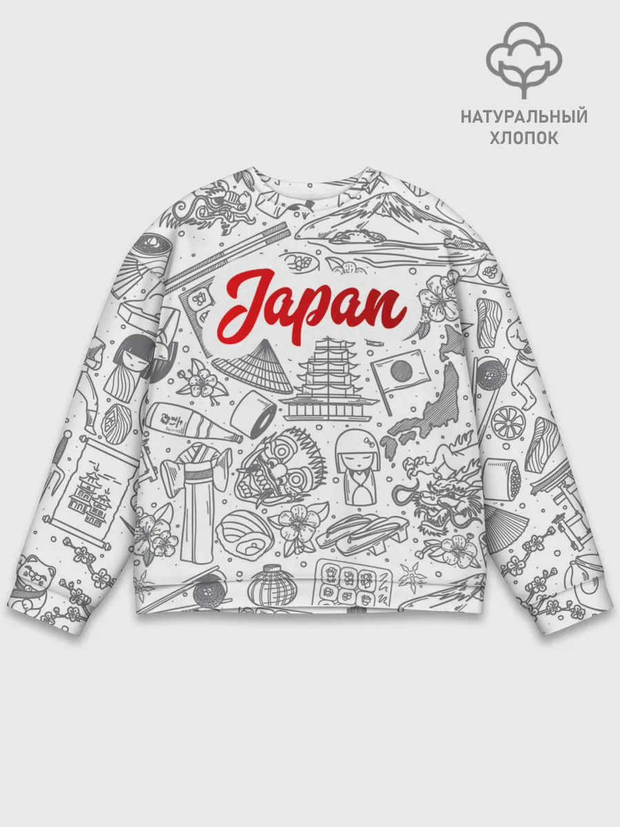 Мужской свитшот базовый / Япония | Страна Восходящего Солнца