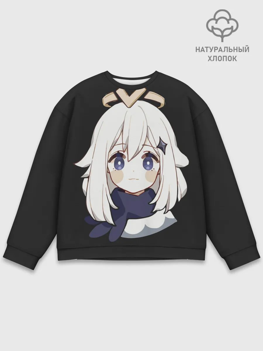 Мужской свитшот базовый / Genshin Impact Paimon