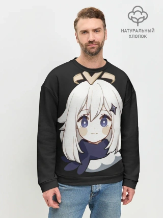 Мужской свитшот базовый / Genshin Impact Paimon