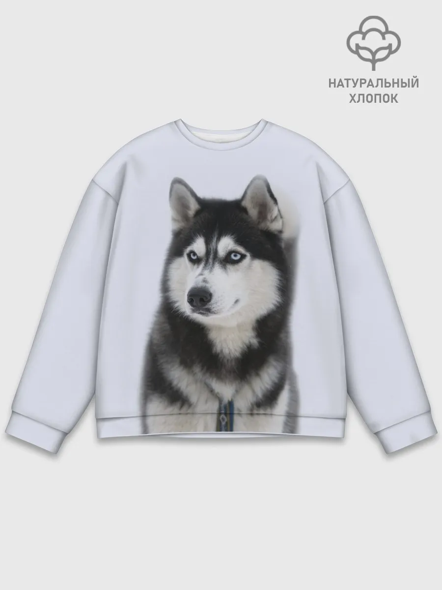 Мужской свитшот базовый / ХАСКИ