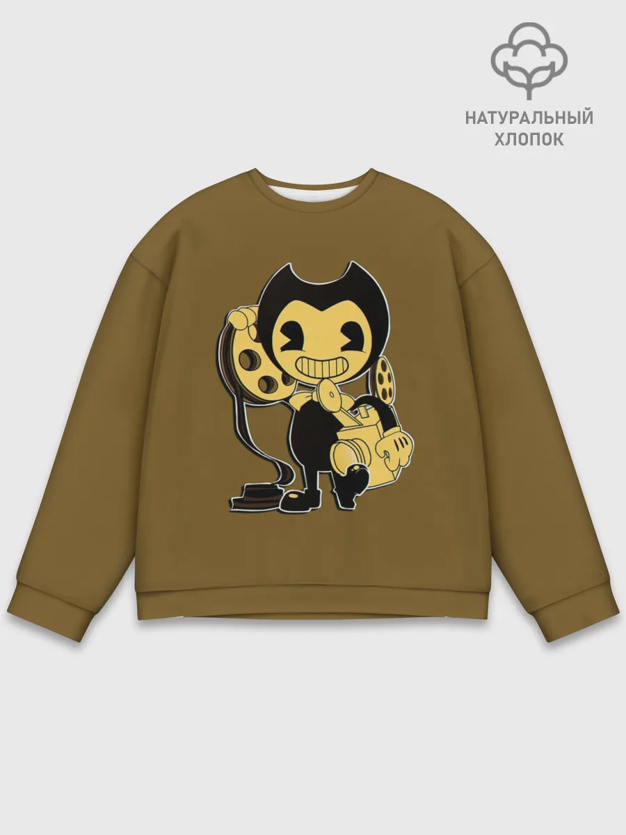 Мужской свитшот базовый / Bendy And The Ink Machine