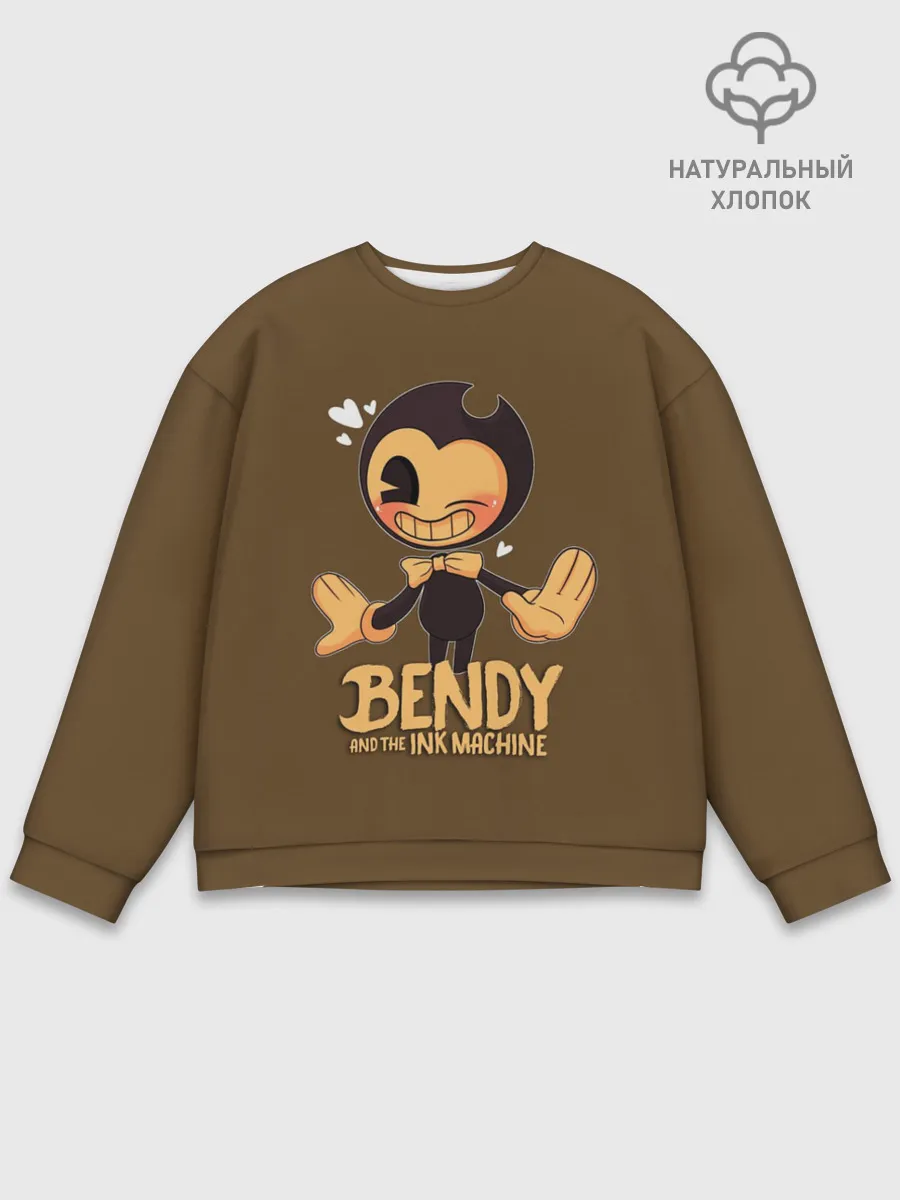 Мужской свитшот базовый / Bendy And The Ink Machine
