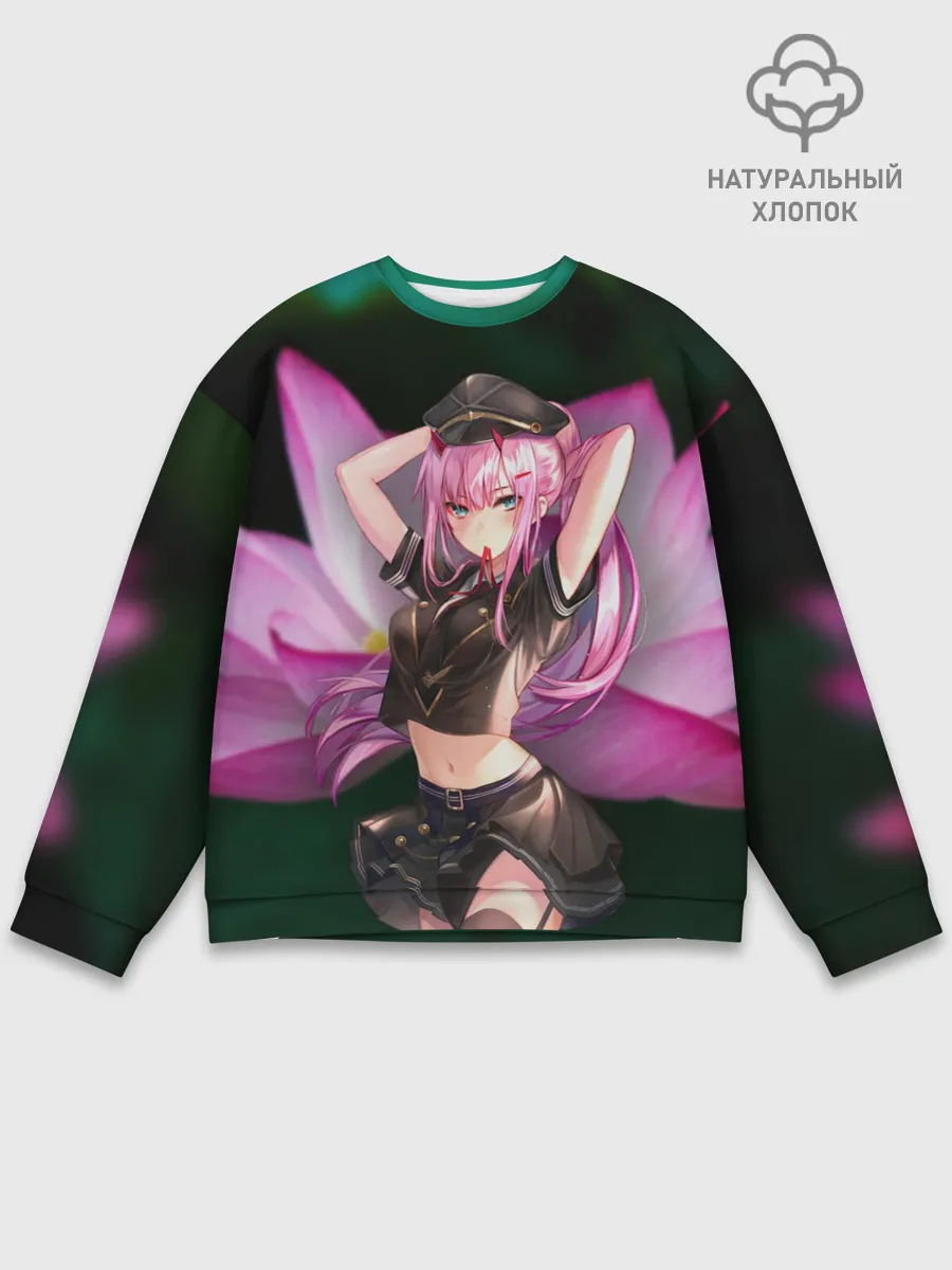 Мужской свитшот базовый / Лотос Zero Two