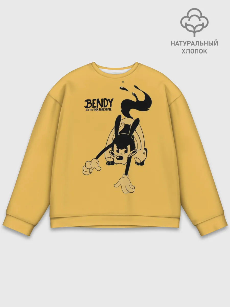 Мужской свитшот базовый / Bendy And The Ink Machine
