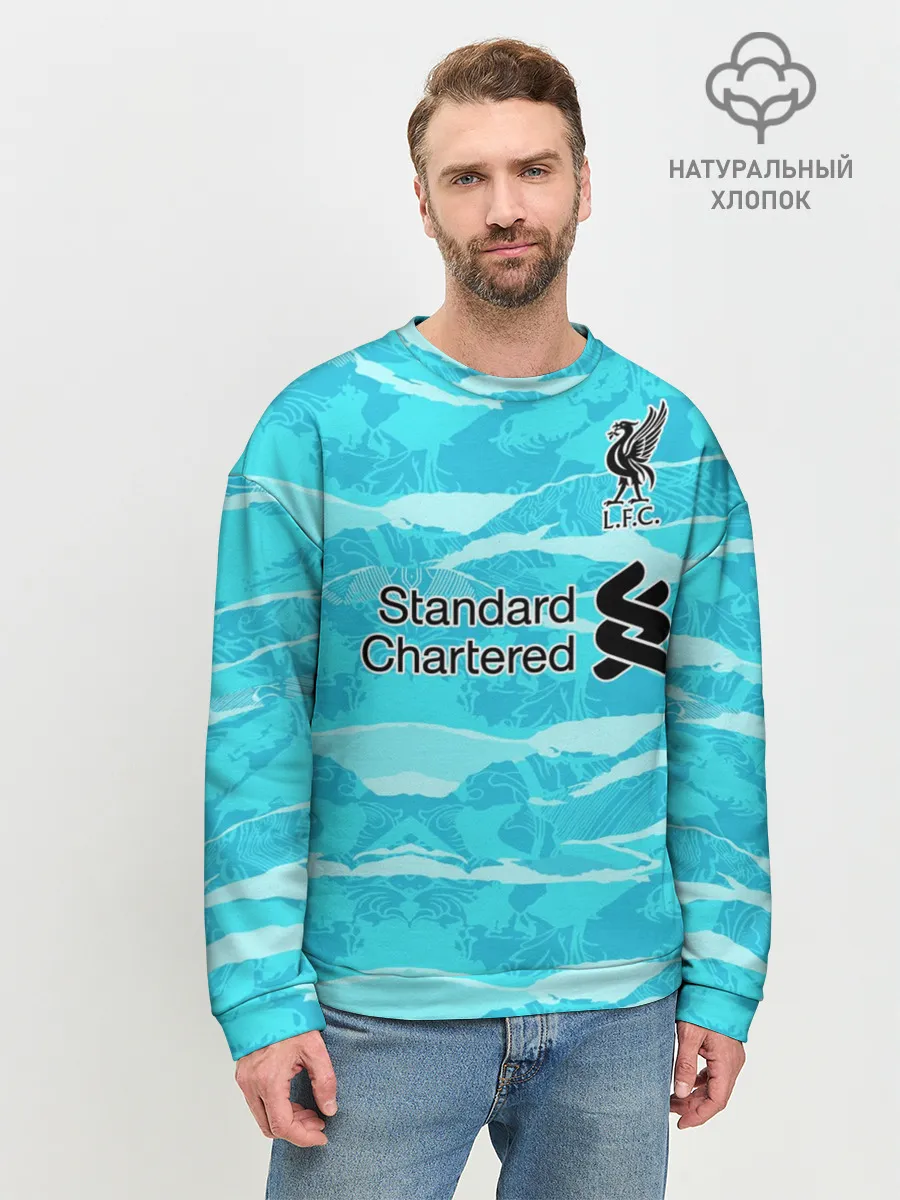 Мужской свитшот базовый / LIVERPOOL выездная сезон 20/21