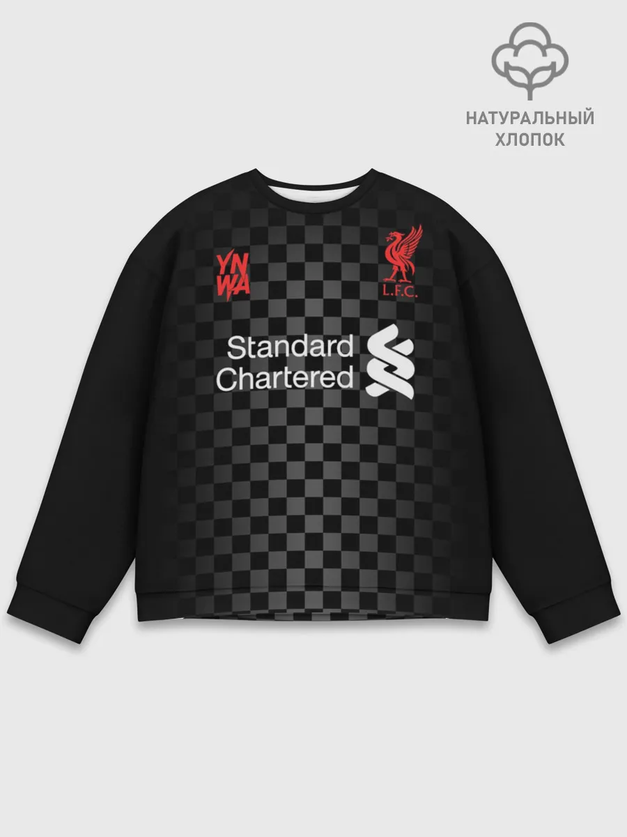 Мужской свитшот базовый / LIVERPOOL резервная 20/21