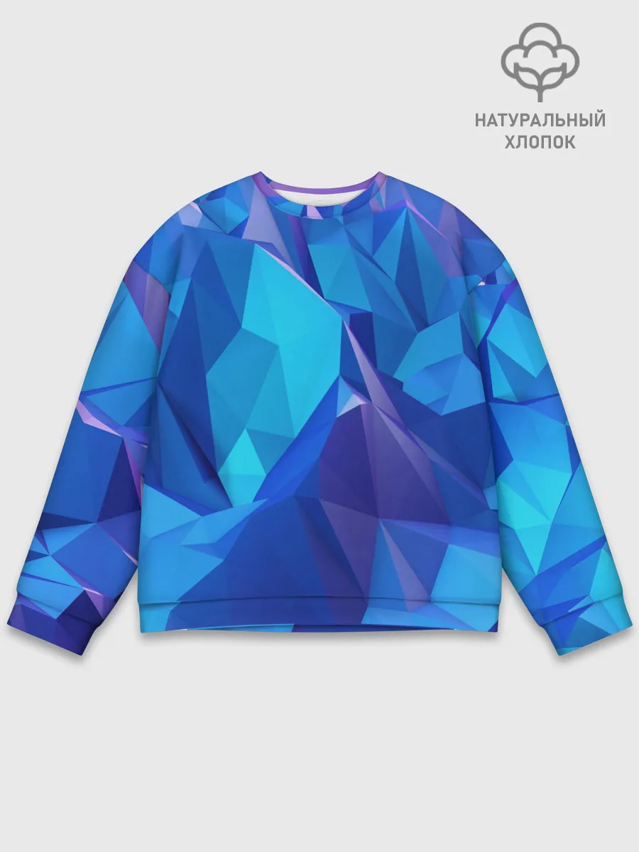 Мужской свитшот базовый / NEON CRYSTALLS