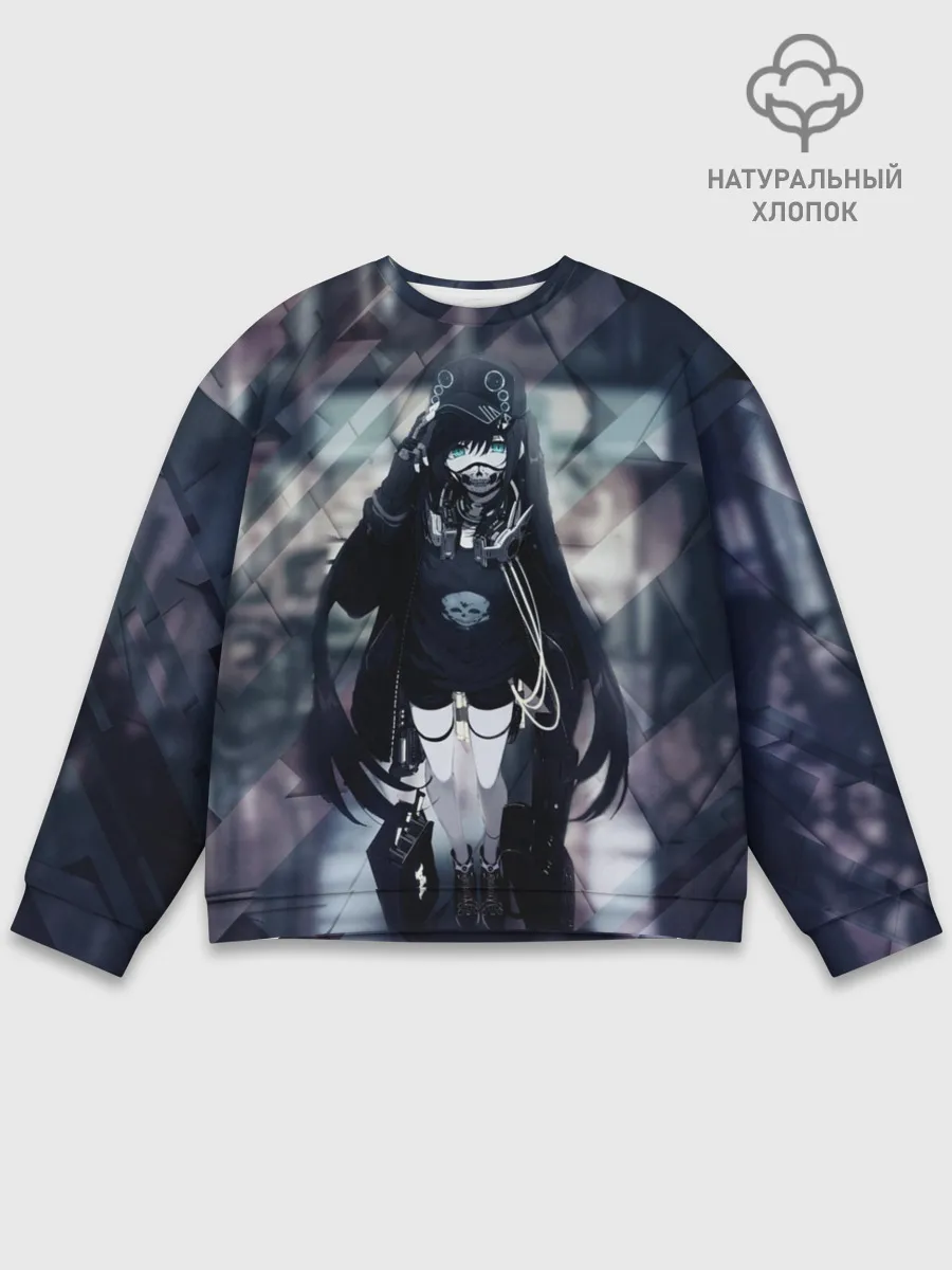 Мужской свитшот базовый / Anime Cyber
