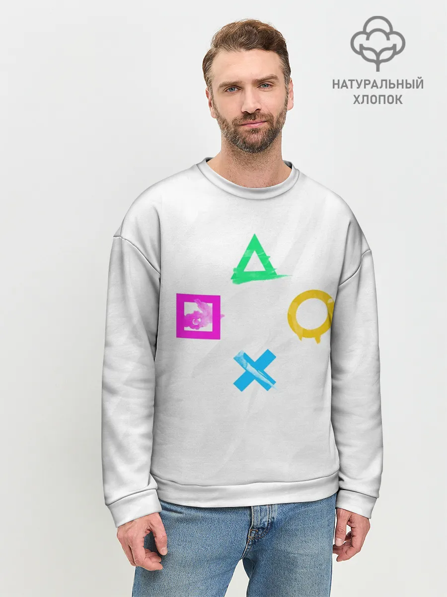 Мужской свитшот базовый / GAMEPAD