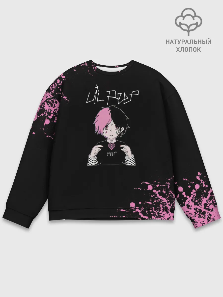 Мужской свитшот базовый / Лил Пип