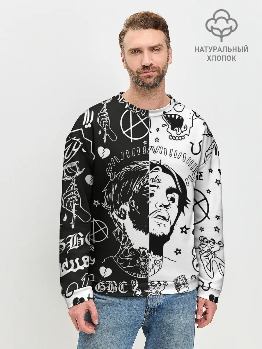 Мужской свитшот базовый / LIL PEEP