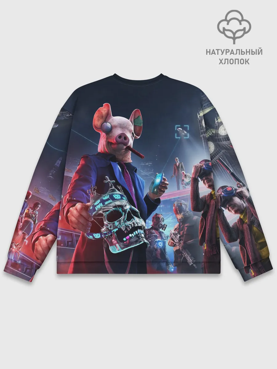 Мужской свитшот базовый / Watch Dogs | Legion