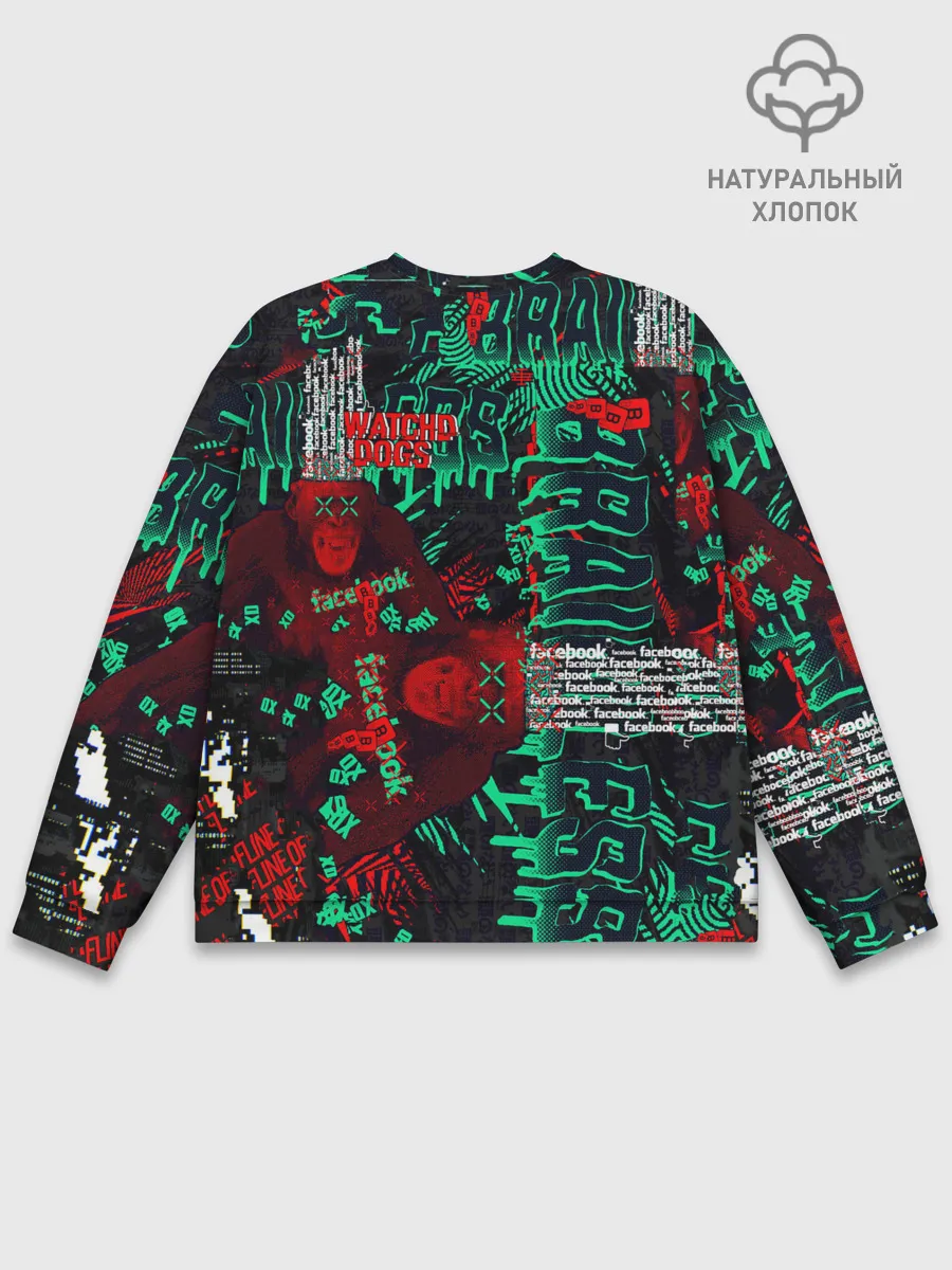 Мужской свитшот базовый / Watch Dogs: Legion