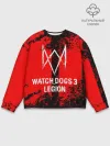 Мужской свитшот базовый / Watch Dogs: Legion.