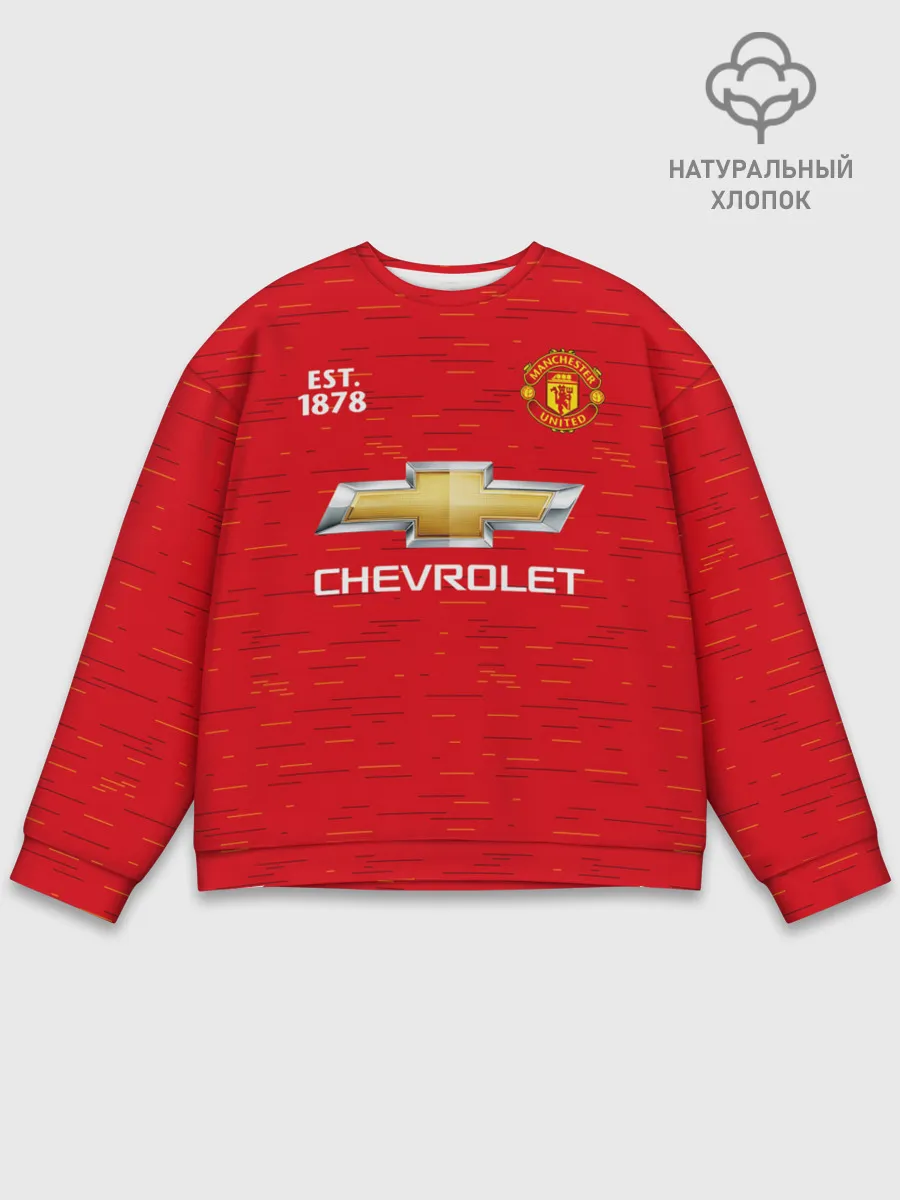 Мужской свитшот базовый / MANCHESTER UNITED 20/21 - HOME