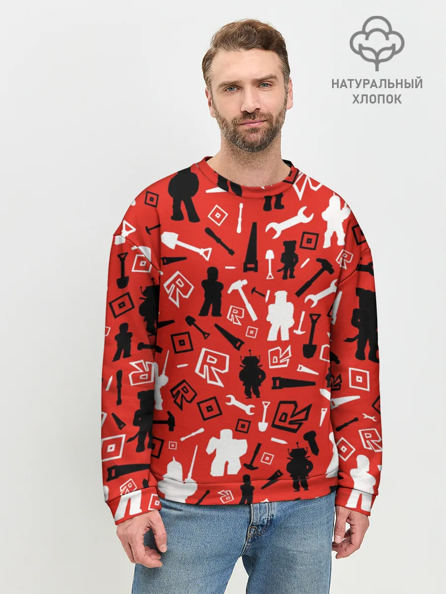 Мужской свитшот базовый / ROBLOX
