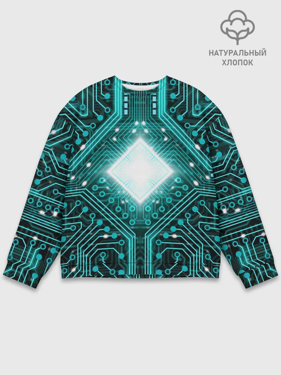 Мужской свитшот базовый / Схема