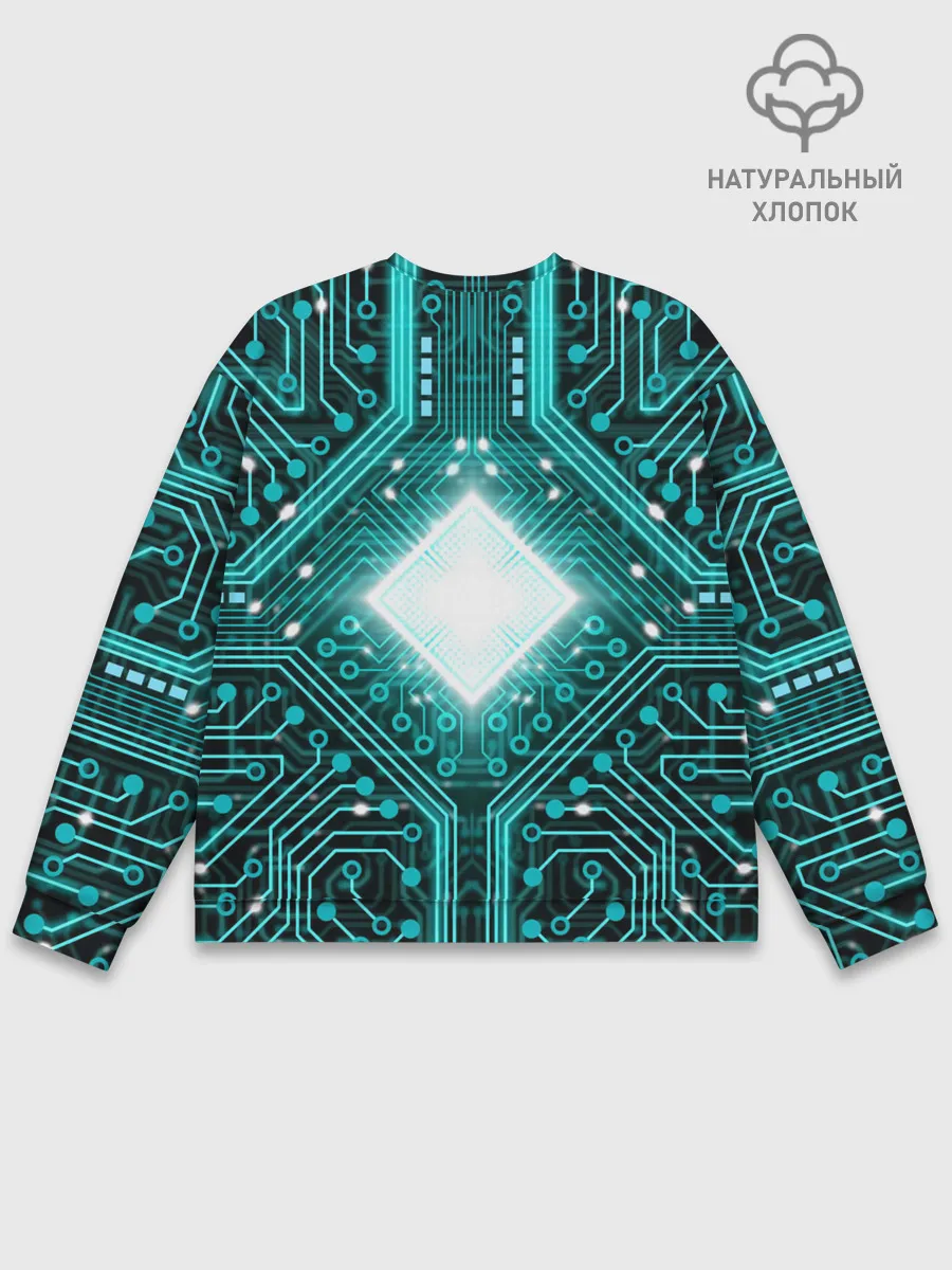 Мужской свитшот базовый / Схема