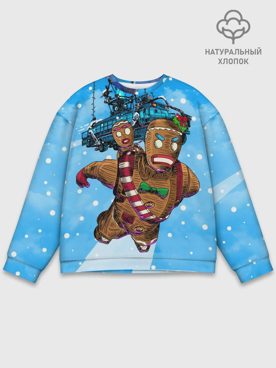 Мужской свитшот базовый / Пряничный человек