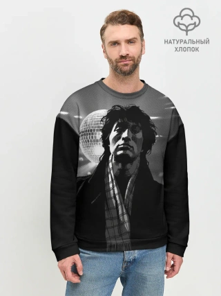 Мужской свитшот базовый / ВИКТОР ЦОЙ