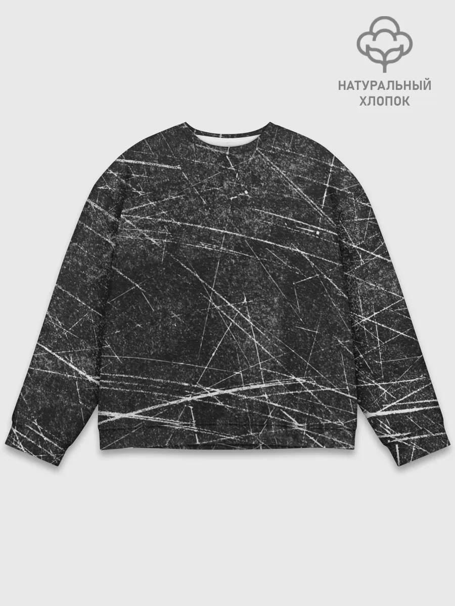 Мужской свитшот базовый / Царапины