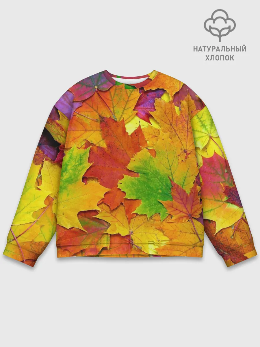 Мужской свитшот базовый / Осенние листья