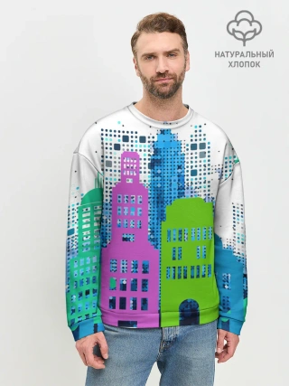 Мужской свитшот базовый / Город