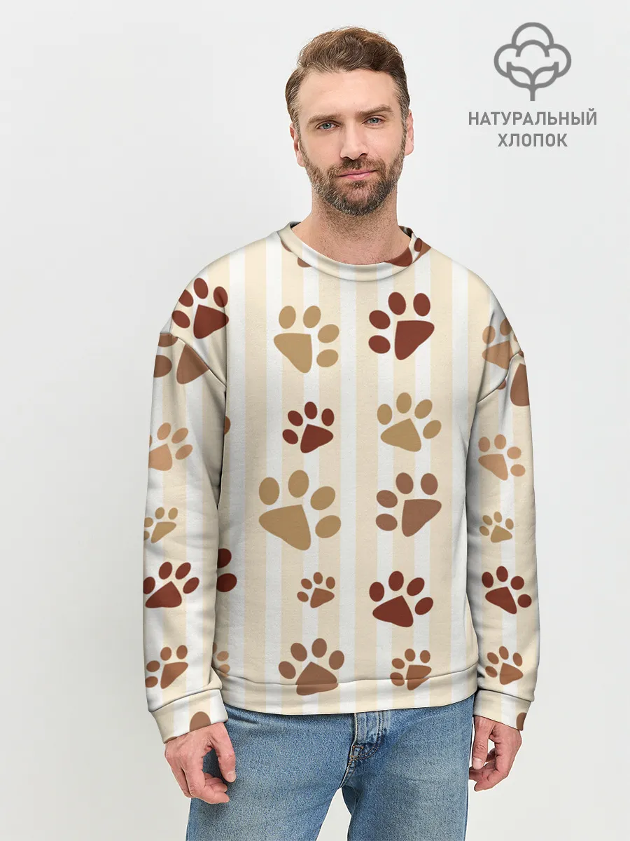 Мужской свитшот базовый / Лапки